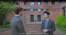 Rui Mao interviewed on TV Globo. Screenshot provided by IFPRI.