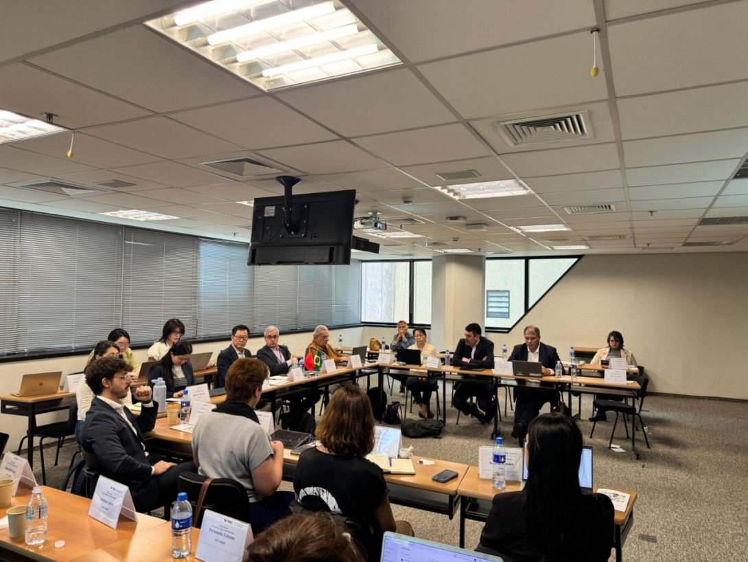 Meeting during the China–Brazil Green Food Value Chain field mission. Photo: IFPRI.